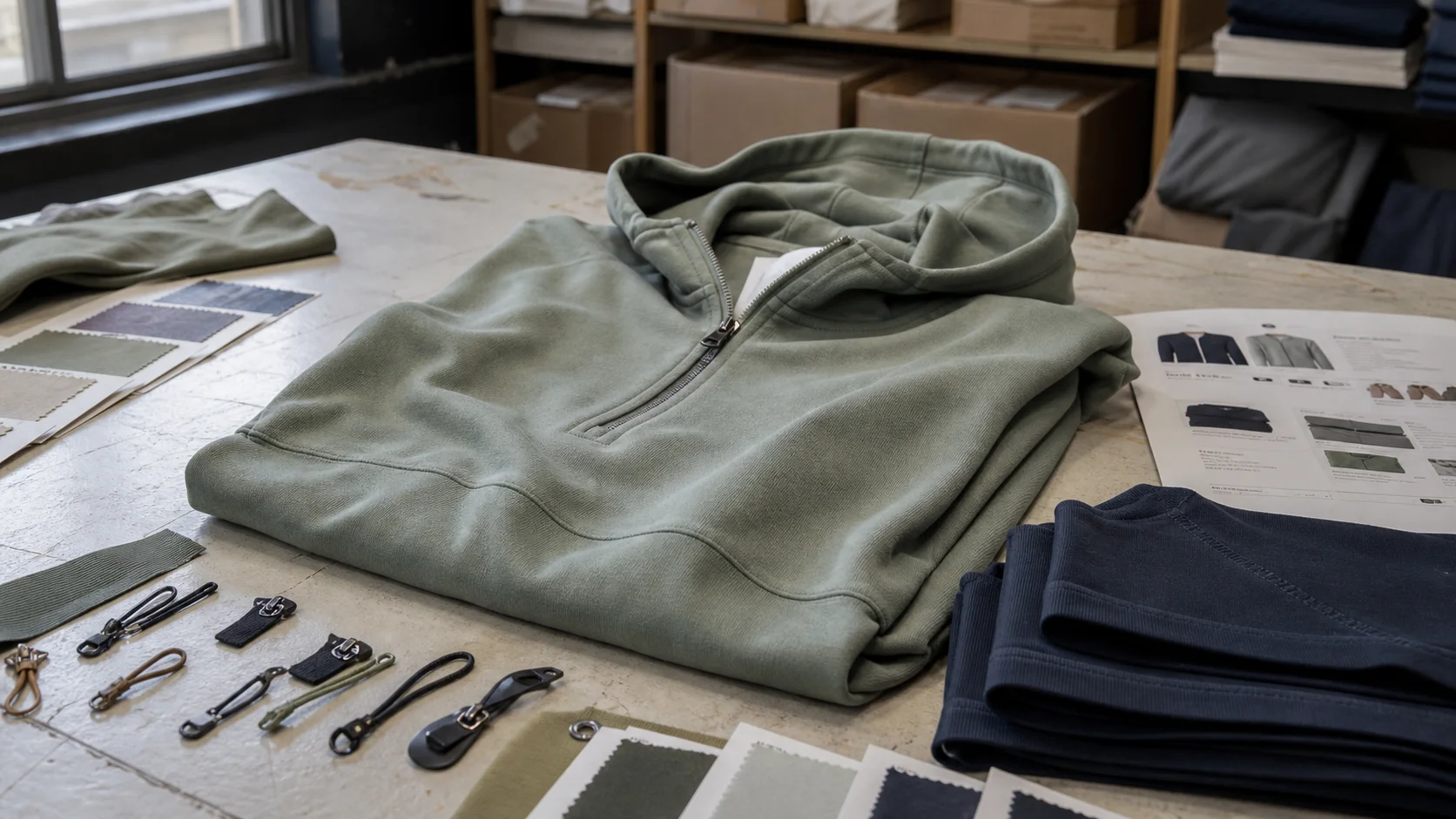 Wholesale Quarter-Zip Hoodies for Golf Resort Buyers