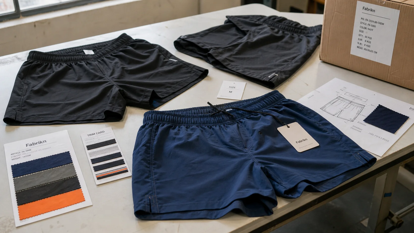 Wholesale Running Shorts for Construction Crew Orders