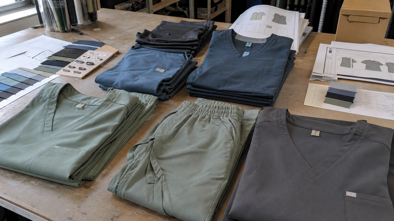 Wholesale Scrub Fit Samples for Medical Brand Launches