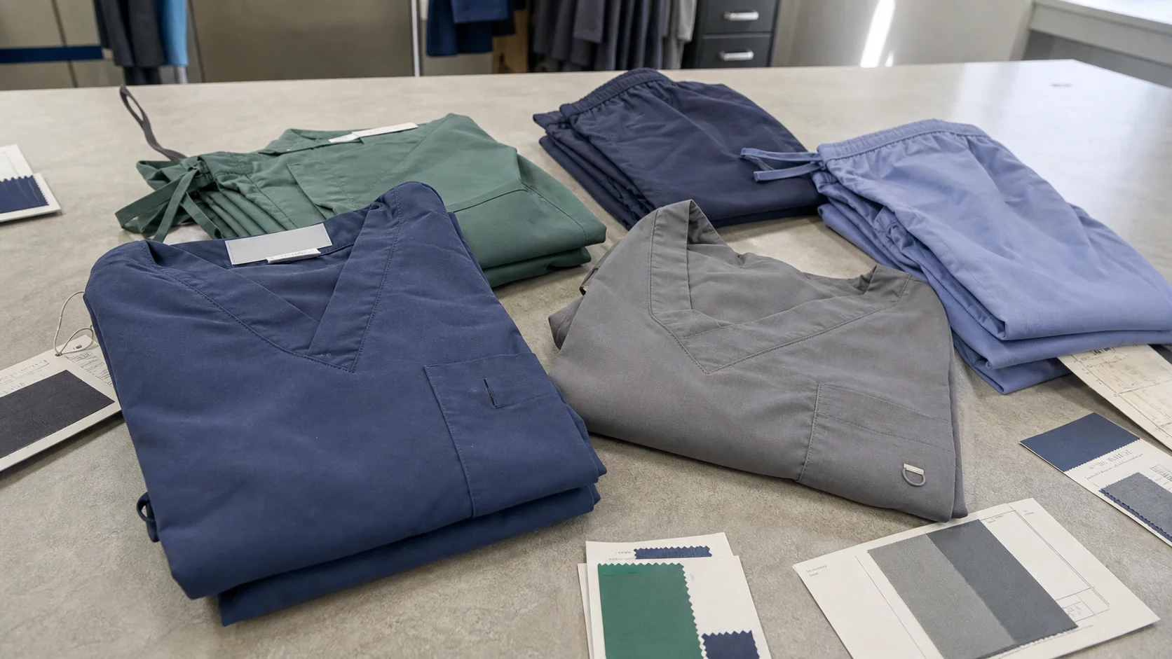 Custom Scrubs With Size Grading for Nursing Schools