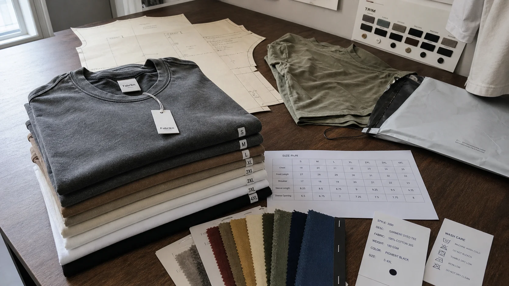 Wholesale T-Shirts With Custom Size Grading