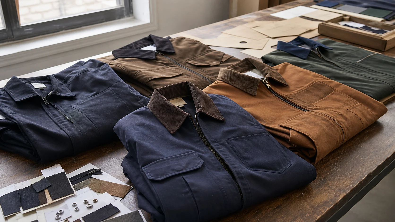 Wholesale Work Jackets Fit Samples for Procurement Teams