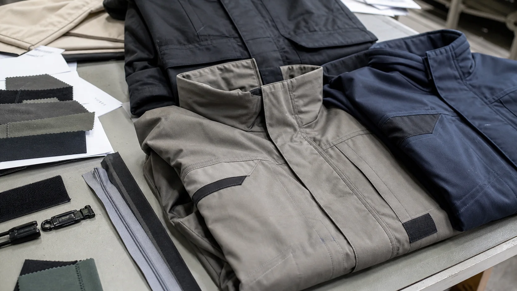 OEM Workwear Coats Trim Sourcing for Buyers