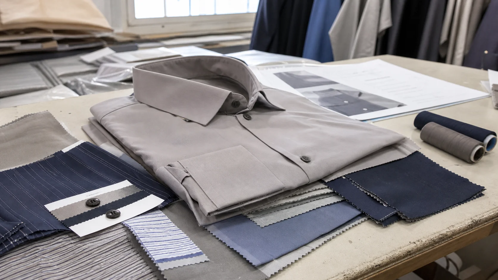 Wholesale Woven Shirt Tech Pack Cost for Buyers
