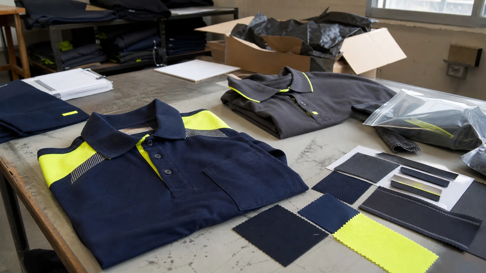 Work Polo Sample Approval for Safety Teams