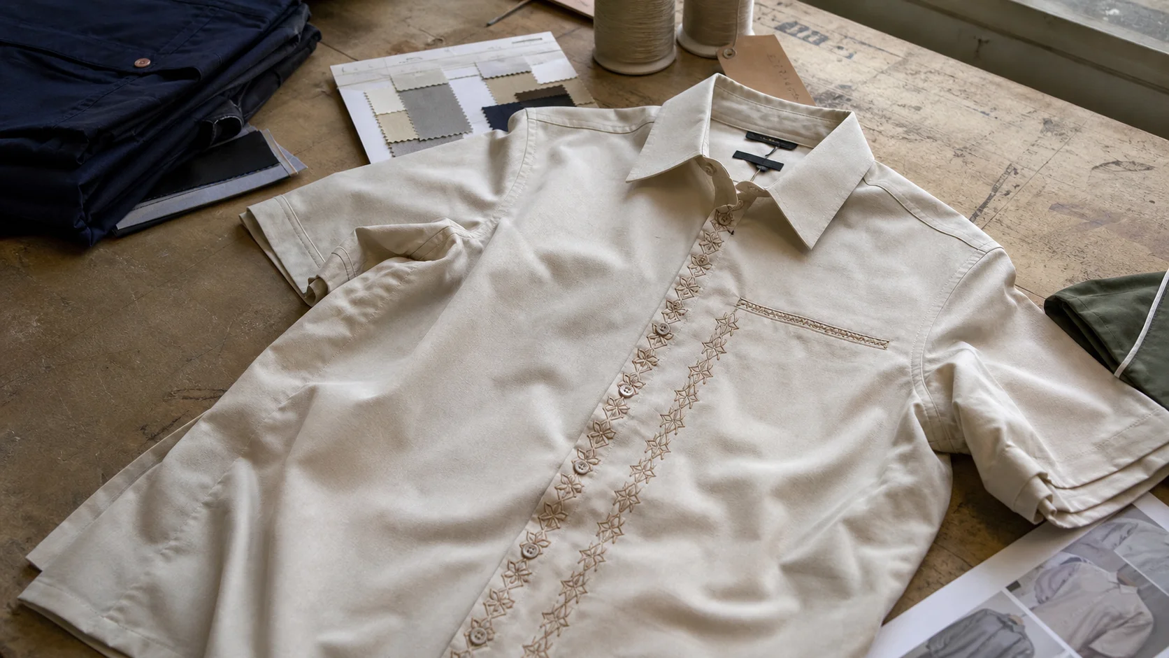 Woven Embroidered Concierge Shirts for Bulk Buyers