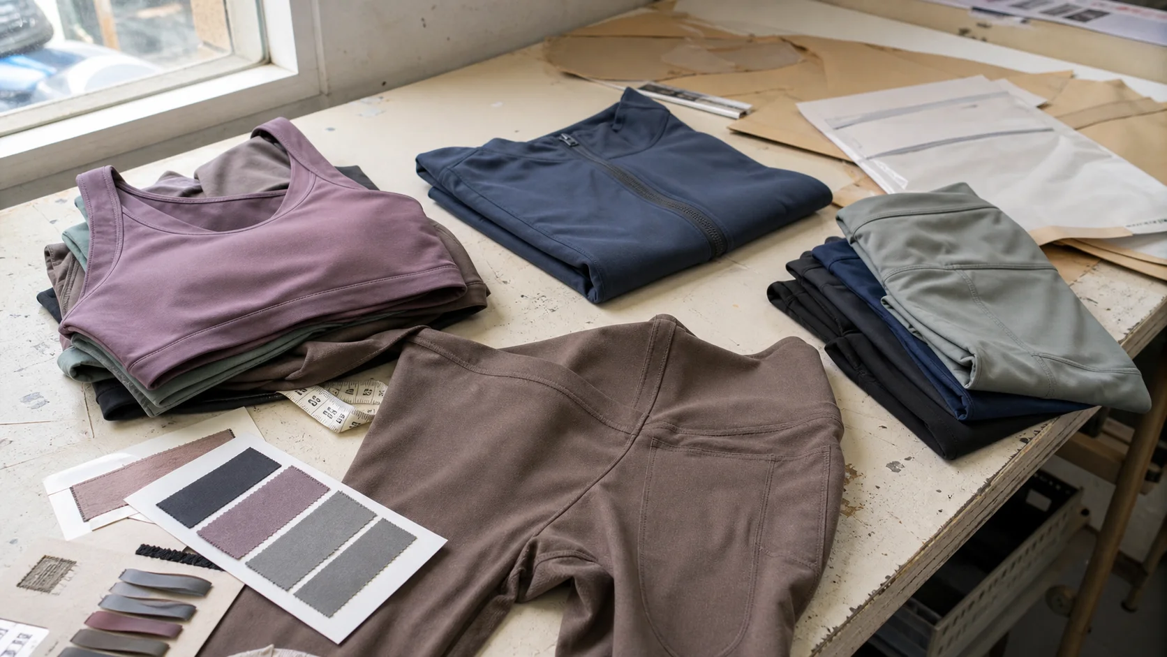 Yoga Studio Tech Packs for Low MOQ Orders